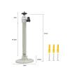 6mm Camera Monopods Projector Tripod Metal Wall Ceiling Mount 1/4 Hanger Mounting YG300 HY300 Pro TDA6W Mini Projector Bracket(Black) view 4