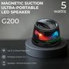 Gluar Magnetic Bluetooth Mini Speaker with RGB Lights, Bluetooth 5.4 Low Latency, Enhanced Bass Portable Wireless Speaker for Car/Home/Outdoor,Black view 2