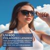 2025 Upgraded AI Smart Glasses Powered by ChatGPT, Real-time Translation (110+ Languages), Bluetooth 5.4 Sunglasses for Men & Women, UV400 Polarized Lenses, Voice Control, Built-in Mic & Speakers view 3