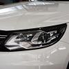 Car Headlight Lens Cover Headlamp Lampshade Compatible for VW Tiguan 13-17 Shell Replace Original(Right) (Left) view 3