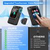 2" Touchscreen Digital Voice Recorder with Playback, Vormooi 64GB 100Hrs Recording Device with Noise Reduction, Password, Real-time Transcribe Summarize MP3 for Meetings Interviews Lectures view 2