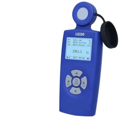 lux Meter, LS330 Spectral Illuminance Meter Luxometer Light Digital CCT UVI CRI Ra Lx FC Flicker Frequency Lighting Intensity Brightness Measurement