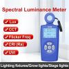 lux Meter, LS330 Spectral Illuminance Meter Luxometer Light Digital CCT UVI CRI Ra Lx FC Flicker Frequency Lighting Intensity Brightness Measurement view 3