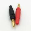 100Pcs Gold Plated 4mm Banana Screw to Binding Post Test Probes Adapter 5 Color(Green) view 3