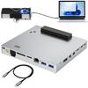 PCIE 3.0 x16 24Gbps Thunderbolt eGPU Dock, Cable Compatible with External GPU NVIDIA AMD Graphics Card for Windows Laptop Gaming Console Featuring Thunderbolt 3/4 USB 4, Powered by PD/DC/ATX view 1