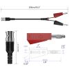 100CM BNC Male to Stackable 4MM Banana Low Loss Coaxial Cable Test Lead Connectors for Oscilloscope J.70044 view 2