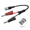 100CM BNC Male to Stackable 4MM Banana Low Loss Coaxial Cable Test Lead Connectors for Oscilloscope J.70044 view 3