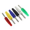 100PCS 4MM Banana Audio Speaker Connectors Amplifier Speaker Binding Post 4mm Banana Jack for Cable Terminals(100PCS Color) view 1