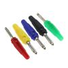 100PCS 4MM Banana Audio Speaker Connectors Amplifier Speaker Binding Post 4mm Banana Jack for Cable Terminals(100PCS Color) view 2