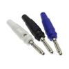 100PCS 4MM Banana Audio Speaker Connectors Amplifier Speaker Binding Post 4mm Banana Jack for Cable Terminals(100PCS Color) view 3