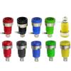 20pcs 4MM Banana Socket Jack 32A Insulated Panel Mount Binding Post Connector Multimeter Socket Banana Head Female(LW Red x 20pcs) view 1