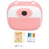 Srliya Kids Instant Print Camera, IPS Screen, 26MP Dual Lens, Grayscale Printing, ABS Material for Children's Colorful Creation, doodling, 32GB Memory Card Support view 1