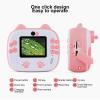 Srliya Kids Instant Print Camera, IPS Screen, 26MP Dual Lens, Grayscale Printing, ABS Material for Children's Colorful Creation, doodling, 32GB Memory Card Support view 4