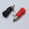 10pcs Amplifier Terminal Binding Post Banana Jack Socket Panel Mount Connector for 4mm Banana(Red) view 2