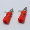 10pcs Amplifier Terminal Binding Post Banana Jack Socket Panel Mount Connector for 4mm Banana(Red) view 4