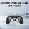 Case for 8BitDo Pro 3, FJIASTB Kids-Friendly Soft Silicone Protective Cover, Shockproof (Black) view 4