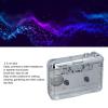 Zunate Vintage Cassette Player, Portable Retro Casette Tape Player with Auto Reverse, 3.5mm AUX Jack, Transparent Cassette to MP3 Converter for Laptop CD Engraver view 2