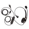 PinzqTrading ENC Telephone Headset, Single Ear Service Headphone with USB Plug, Active Noise Cancellation for Call Center, Telemarketing, Customer Service, Clear Conversations, Comfortable to view 1