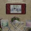 Outdoor TV Cover Merry Christmas Tree Cute Snowman Weatherproof Waterproof Outside TV Protector with Zipper,Snowflake on Red Black Plaid Smart Television Screen Cover for 30 to 32Inch Screens view 3