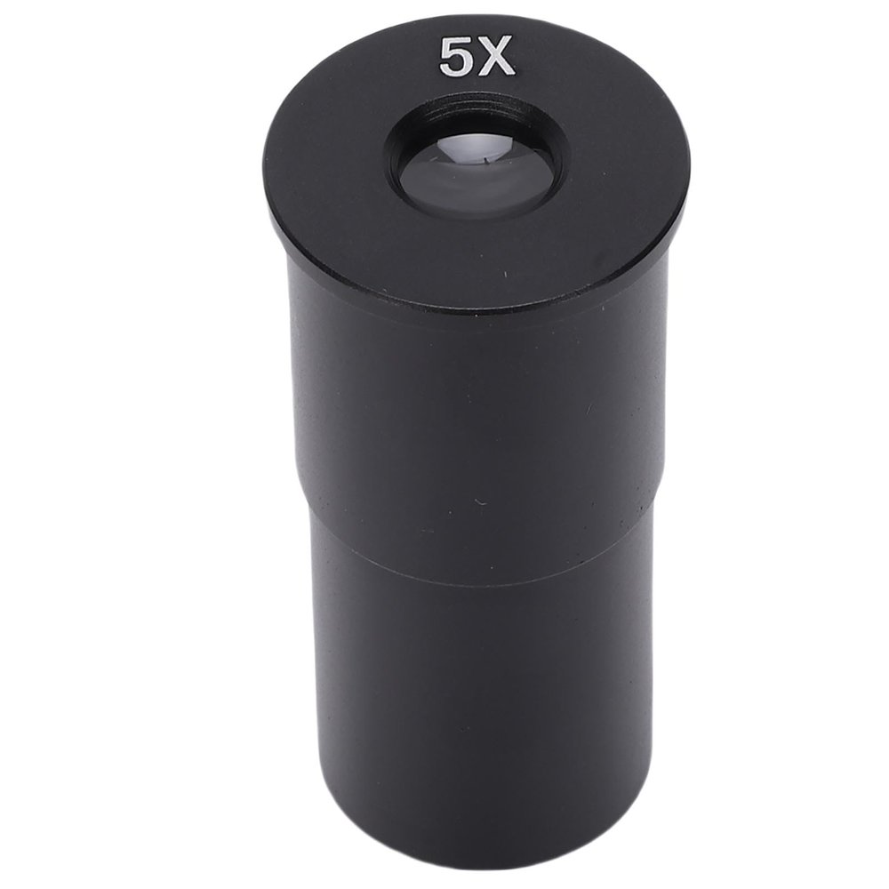 Vikye Microscope Eyepiece, 5X Magnification with 23.2mm Interface and 11.5 Field of View, for Standard Microscopes in Research and Education