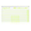 Acrylic Turntable Azimuth Alignment Block Player VTA Setup Tool 2.83x1.77x0.39inch Headshell Ruler view 2