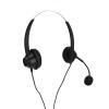 Customer Service Headset with Noise Cancelling Microphone, Binaural Wired Telephone Headphone with RJ9 Plug, HD Call Center Headset for Business VOIP Phones, Soft Ear view 2