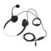 Customer Service Headset with Noise Cancelling Microphone, Binaural Wired Telephone Headphone with RJ9 Plug, HD Call Center Headset for Business VOIP Phones, Soft Ear view 3