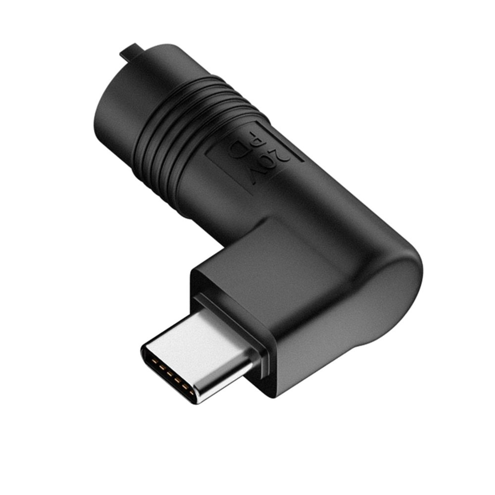 2.0mm 3Pin Male to Type C Male Conversion Adapter Black Converter 5V 9V 20V Charging for USB Phones Laptops Type Output