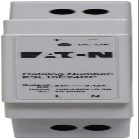 Eaton Electrical - PSL10E24RP - Eaton PSL Series 24V DC Low-Profile Power Supply (PSU), 1PH 85-264VAC, 24VDC, 0.42A,