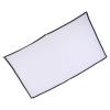 Acouto 100 Inch Projection Screen Movie Screen 100in Foldable AntiCrease 16:9 White Portable Curtain Home Theater Projector Accessories view 2