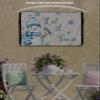 Outdoor TV Cover Christmas Snowman Bird Blue Snowflakes Weatherproof Waterproof Outside TV Protector with Zipper,Winter Snow Retro Linen Smart Television Screen Cover for 70 to 75Inch Screens view 3