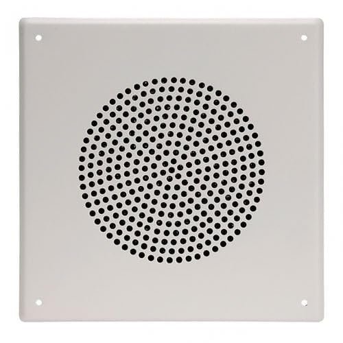 BS8VP 8" Square Stud-Mount Vandal-Resistant Baffle, White Powder Finish