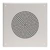 BS8VP 8" Square Stud-Mount Vandal-Resistant Baffle, White Powder Finish view 1