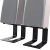 2X Tabletop Speaker Stand, Universal Table Mount Audio Bracket Holder, Sturdy Iron Construction 7.28x5.12x4.72inch for Studio & Home Workspace view 4