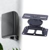 Speaker Wall Mount Bracket KTV Audio Shelf Adjustable Angle Holder Stand Universal for Bookshelf Speakers 25kg Capacity view 2