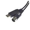 Treayes F&T>D*I FT232RL CHIP USB to DIN 5-PIN Male RS232 Serial Programming Communication Cable for JOFEMAR BLUETECH COFFEEMAR G23 to PC(1.8m) view 3