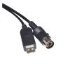 Treayes F&T>D*I FT232RL CHIP USB to DIN 5-PIN Male RS232 Serial Programming Communication Cable for JOFEMAR BLUETECH COFFEEMAR G23 to PC(1.8m) view 4