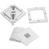 BGA Reballing Rework Station HT 90, BGA Rework Station with Diagonal Template, Aluminum Alloy Tin Planting Station for Computer CPU Phone Welder Kits, Includes 10Pcs view 4