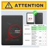 Case for 6" All-New Kindle 11th Generation 2024/2022 Release, Multi-Angle Viewing Leather Lightweight Smart Stand Back Cover with Auto Sleep Wake, Abstract Skull view 2