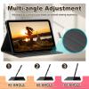 Case for 6" All-New Kindle 11th Generation 2024/2022 Release, Multi-Angle Viewing Leather Lightweight Smart Stand Back Cover with Auto Sleep Wake, Abstract Skull view 4