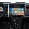 128GB Touchscreen Android 13 Stereo Radio for Toyota FJ Cruiser 2007-2021 with Wireless CarPlay & Android Auto Replacement Upgrade Head Unit Tesla Style Car Radio with GPS Navigation Bluetooth WiFi view 1