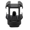 Camera Hot Shoe Mount Extension Extension Bracket with Triple Cold Adapter Video Shoe Adapter view 4