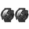 2 Pack Hard Case for Amazfit T-Rex 3 Pro Smartwatch with Screen Protector, Hard PC Protective Case Shockproof Anti-Scratch Bumper Cover with Tempered Glass (Black/Black) view 1