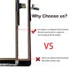 Paisrulim for iPad 9 (9th Generation) Screen Replacement, OEM Digitizer Touch Glass Replacement for ipad 9th Gen 10.2 inch (A2602 A2603 A2604 A26052021 Released) with Home Button (NO LCD) view 2