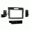 Single DIN Car Stereo Radio Install Kit (Charcoal Gray) Package Compatible with CRV 2015 with Factory Amplifier or Without Factory Amplifier view 2