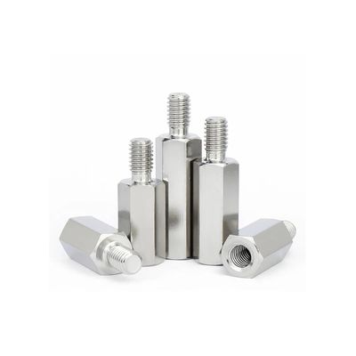 10pcs M5X10+8 Hex Spacer Standoff Mount Fixing Computer Screw Bolts,Nickel Plated Male-Female Hex Motherboard Standoff Spacer Support PCB Thread Pillar