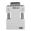 ciciglow to VGA Converter HDAdapter, Lossless Transmission, Quick Installation, Practical Design, ABS & Aluminum Alloy Materials, Supports 1080p Video Output Format, 3.5mmOutput (White) view 1