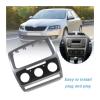 Radio Frame Car 2 DVD Frame Trim Frame Adapter DVD Panel Kit Mounting Kit Audio Stereo Panel Fit For Skoda Fit For Octavia 13 Convenient view 3