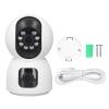 1080P HD Security Camera, Home Security Camera, 2MP Pixels with 360 Degree Pan Tilt Angle, Two Way Talk Night Indoor Camera for Monitoring view 1
