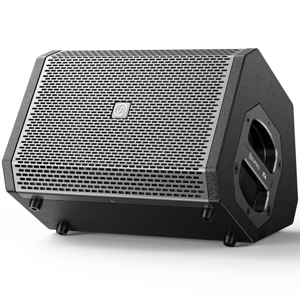 200W High-Power Karaoke Machine with 5-Channel Mixer, Premium Voice Amplifier/PA System, Portable Bluetooth Speakers with 2 Wireless Mics for Busking, Party, Outdoor, Classroom, Singing, Guitar Amp
